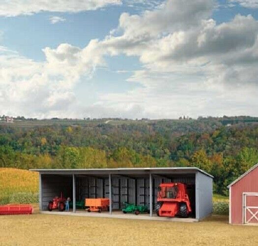 Walthers  # 3347 Machinery Storage Shed Kit - 9-3/4 x 4-1/2 x 2-3/4" HO MIB